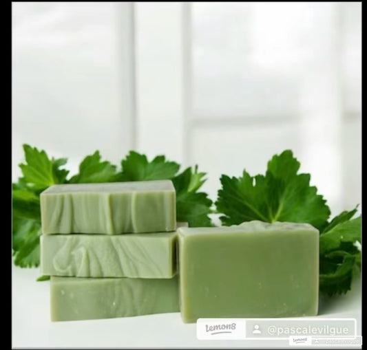 Parsley soap 4 Bars