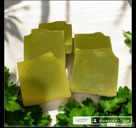 Parsley soap 4 Bars